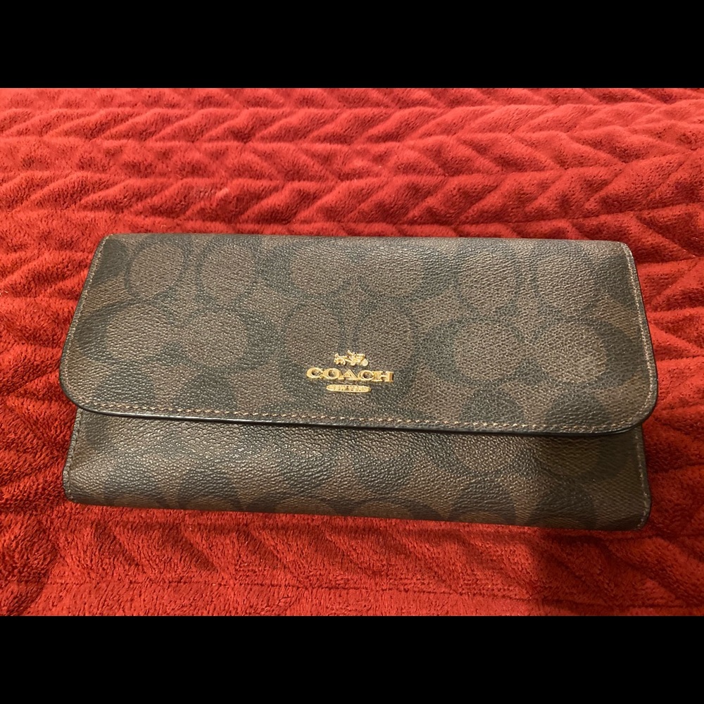 COACH WALLET / CHECKBOOK